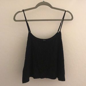 Forever 21 Black Crop Tank